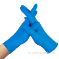 Guantes de nitrilo de uso médico desechable a mano de férula